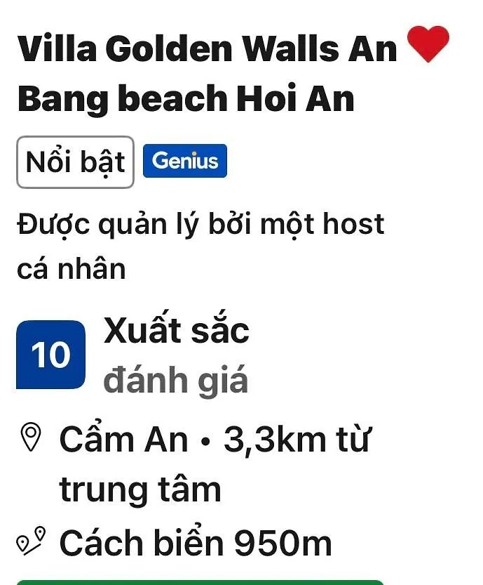 Golden Walls Hoiana Villa-Include Breakfast-Swimming Pool Hoi An Vietnam